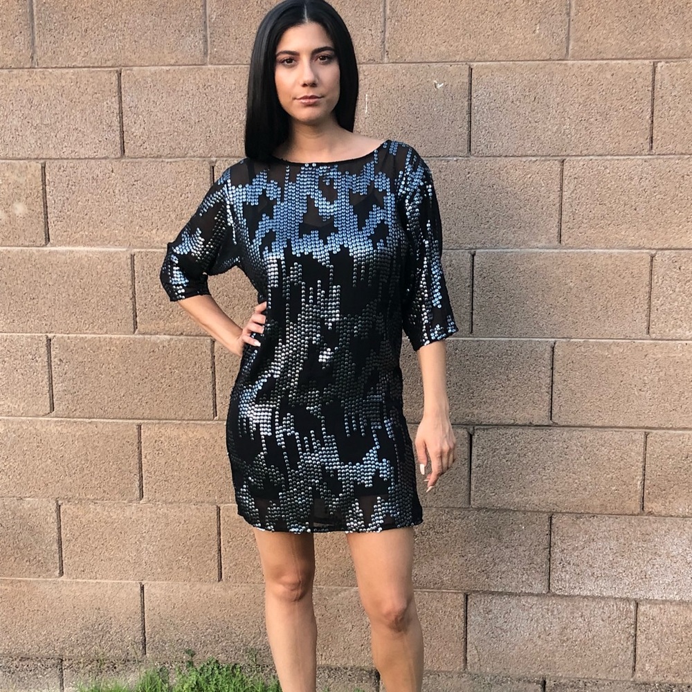 Sequin mini dress